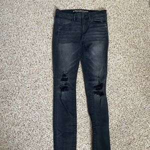 American Eagle X-Long black jeans